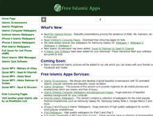 Tablet Screenshot of freeislamicapps.com